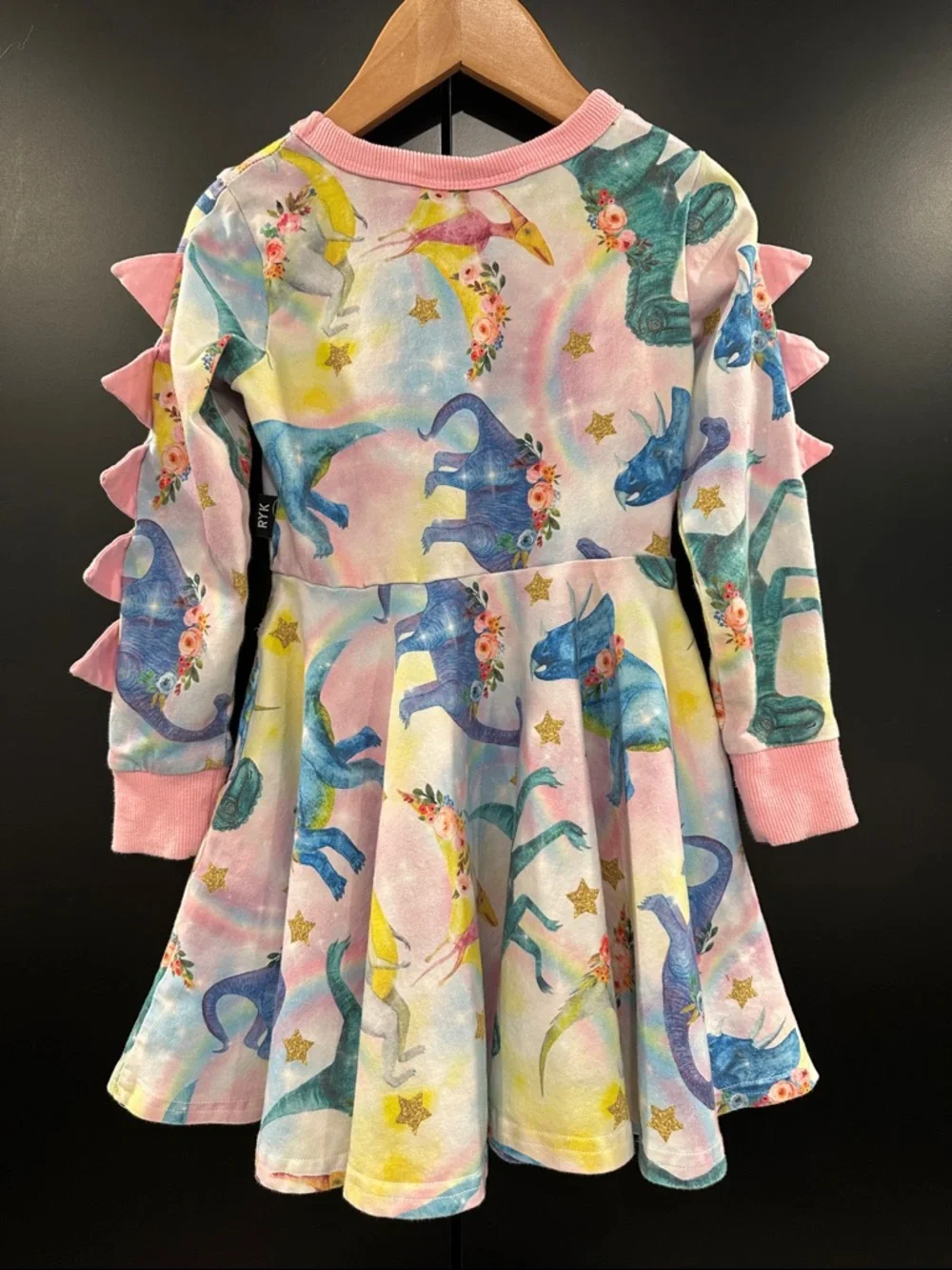 Rock Your Kid Dino Dress - Picture 3 of 5